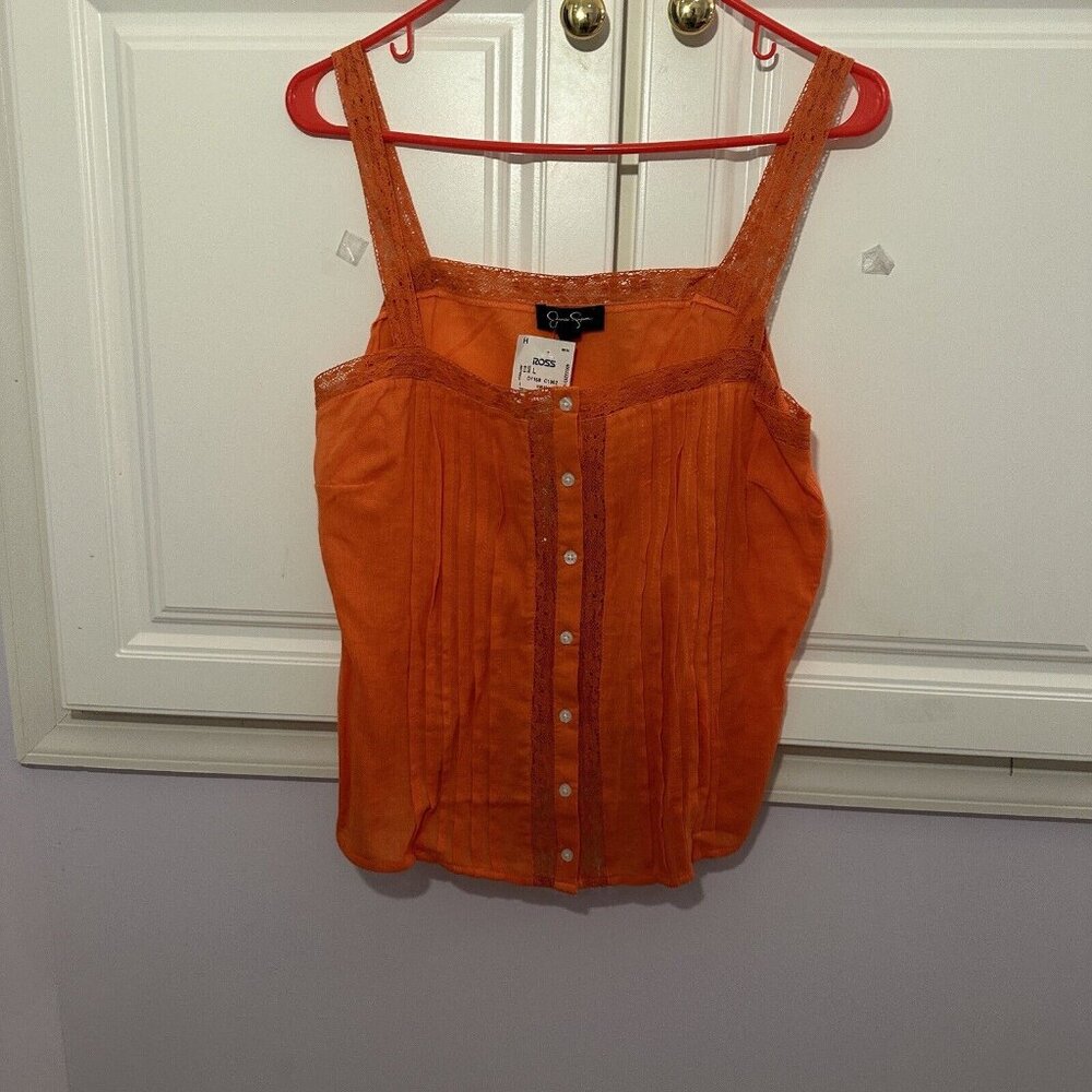 Jessica Simpson Orange Tank Size L